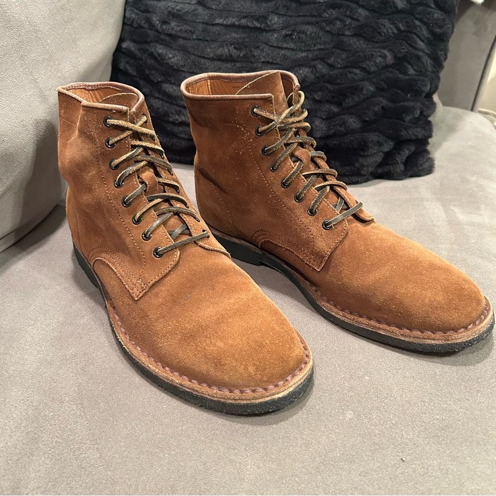 FRYE Arden Suede Leather Lace Up Boots Men’s Size 11.5